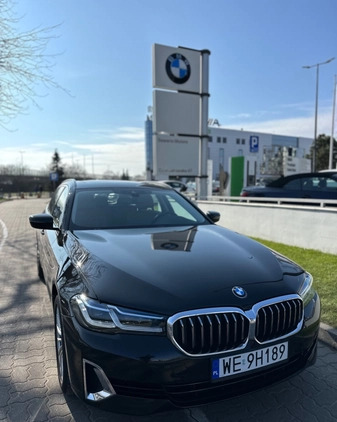 BMW Seria 5 cena 169900 przebieg: 74900, rok produkcji 2020 z Warszawa małe 781